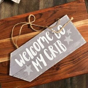 Wooden baby decor
